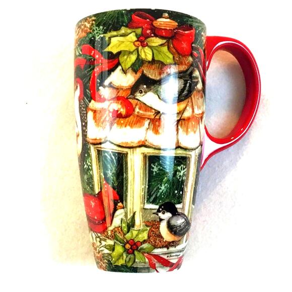 Lang Latte Mug Susan Winget Cardinal House New in Box - Picture 3 of 9